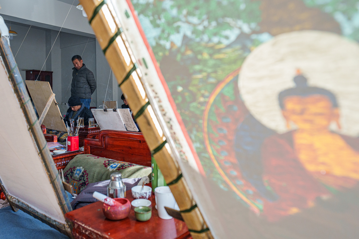 (MASTER OF CRAFTS) CHINA-XIZANG-THANGKA-INHERITOR (CN)