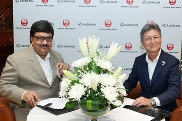 Lexus associates with Japan's flag carrier Japan Airlines