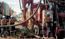 Drilling at Mount Peake.