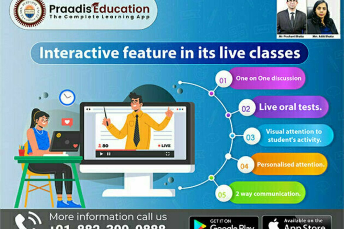 'Praadis Education' introduces a new interactive feature in its live classes