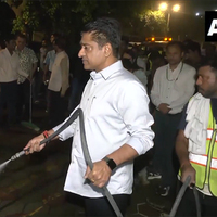 NDMC Vice Chairman Kuljeet Singh Chahal joins Sarojini Nagar cleanliness drive, condemns Pahalgam Terror Attack