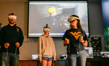 WVU students test mine safety augmented reality systems