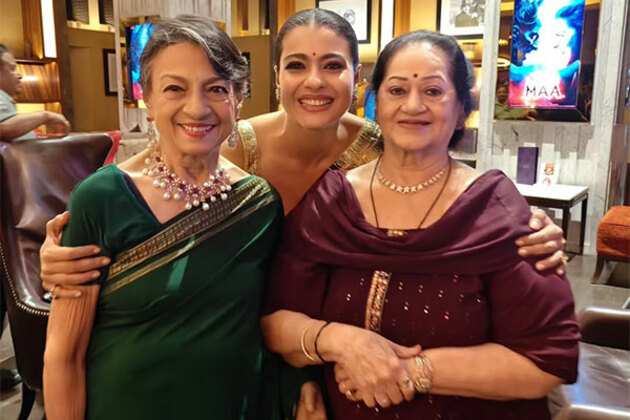 "What a night!": Kajol shares pictures from screening of her upcoming film 'MAA'