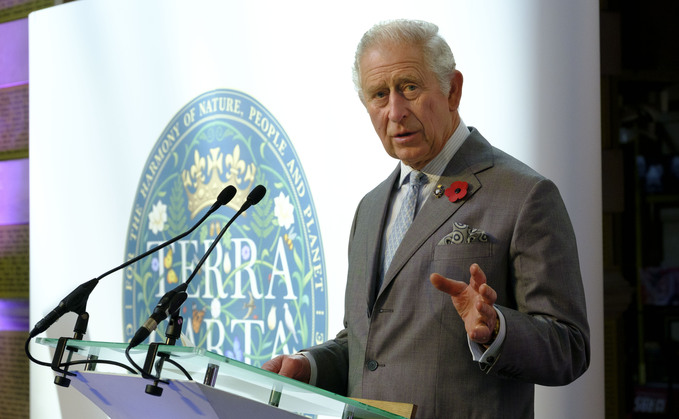 The Prince of Wales at the inaugural 2021 Terra Carta Seal Awards | Credit: SMI