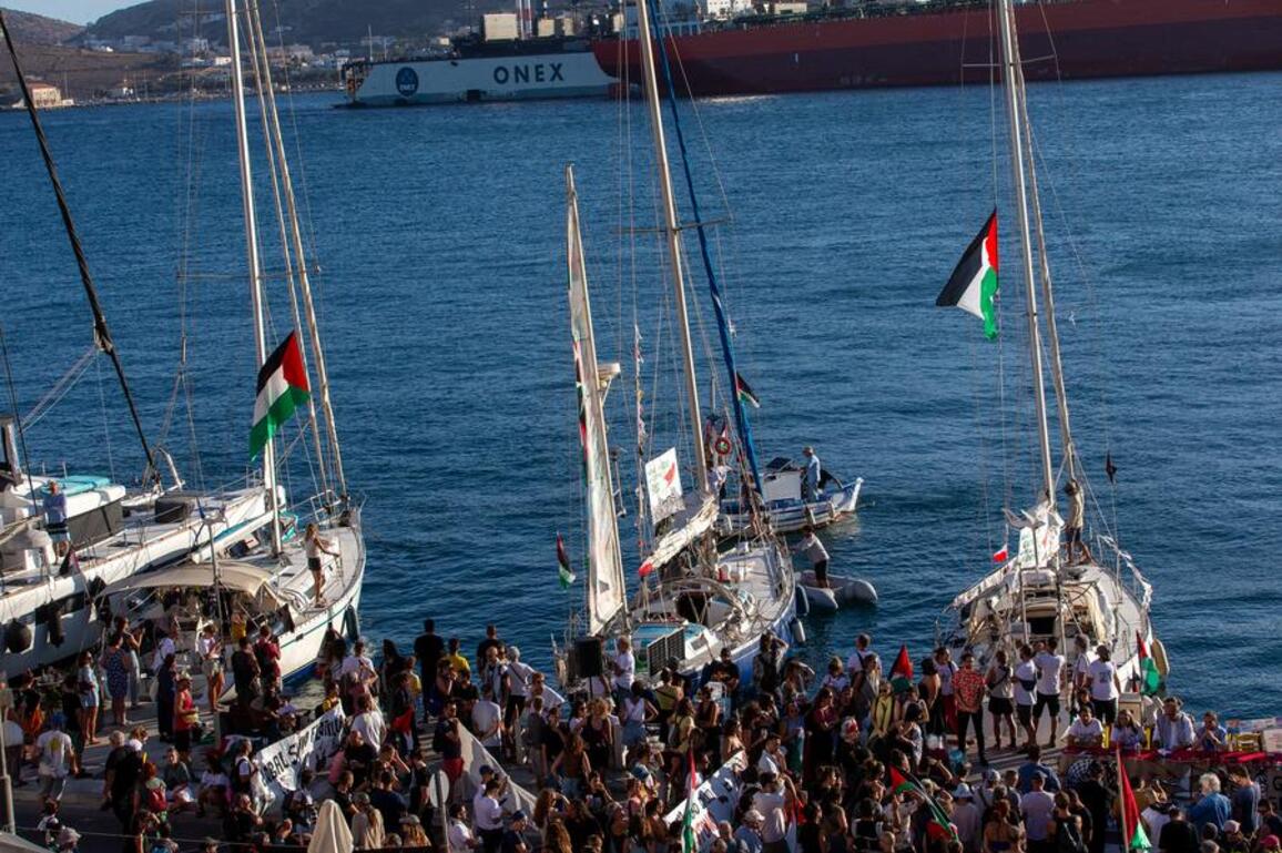 Italy, Greece urge Israel to ensure safety of Gaza aid flotilla participants