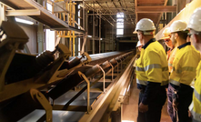 DSO ore loading the MV Panafrican for GWR's first cargo