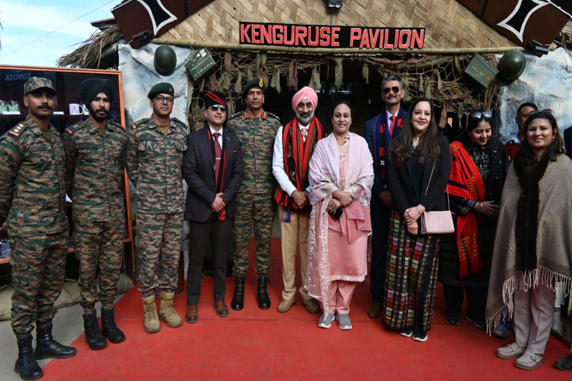 Hornbill Festival 2025: IAF Chief AP Singh visits Captain Kenguruse Pavillion
