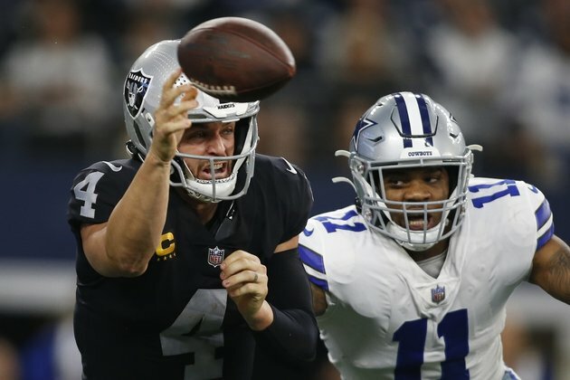 Raiders edge Cowboys on OT field goal in Thanksgiving thriller