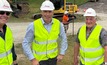 Nick Duigan visiting the site at the Port Latta Wind Farm