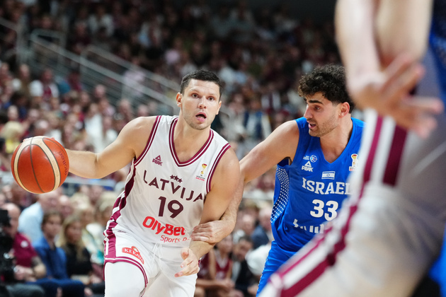 (SP)LATVIA-RIGA-FIBA-BASKETBALL-LATVIA VS ISRAEL