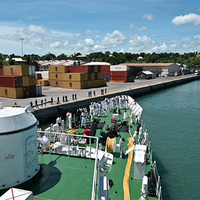 Coast Guard Vessel Saksham makes port call in Madagascar