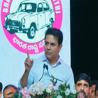 BRS Working President KT Rama Rao celebrates Telangana Formation Day with NRIs