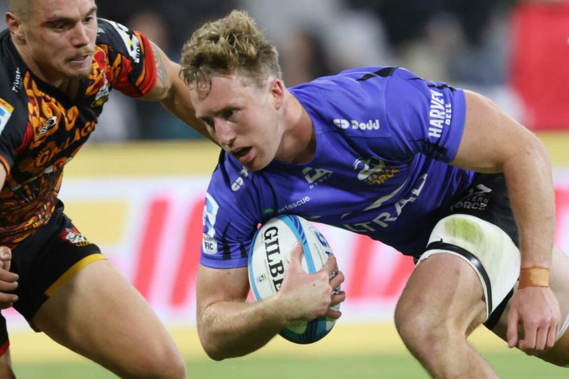 Super Rugby Pacific- Western Force winger Harry Potter eager to end clubs Blues hoodoo at Eden Park