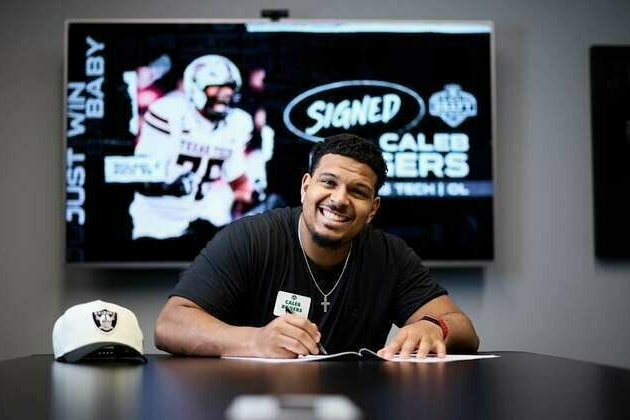 Raiders sign third-round pick G Caleb Rogers