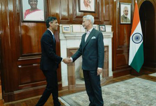 EAM Jaishankar meets former UK PM Rishi Sunak