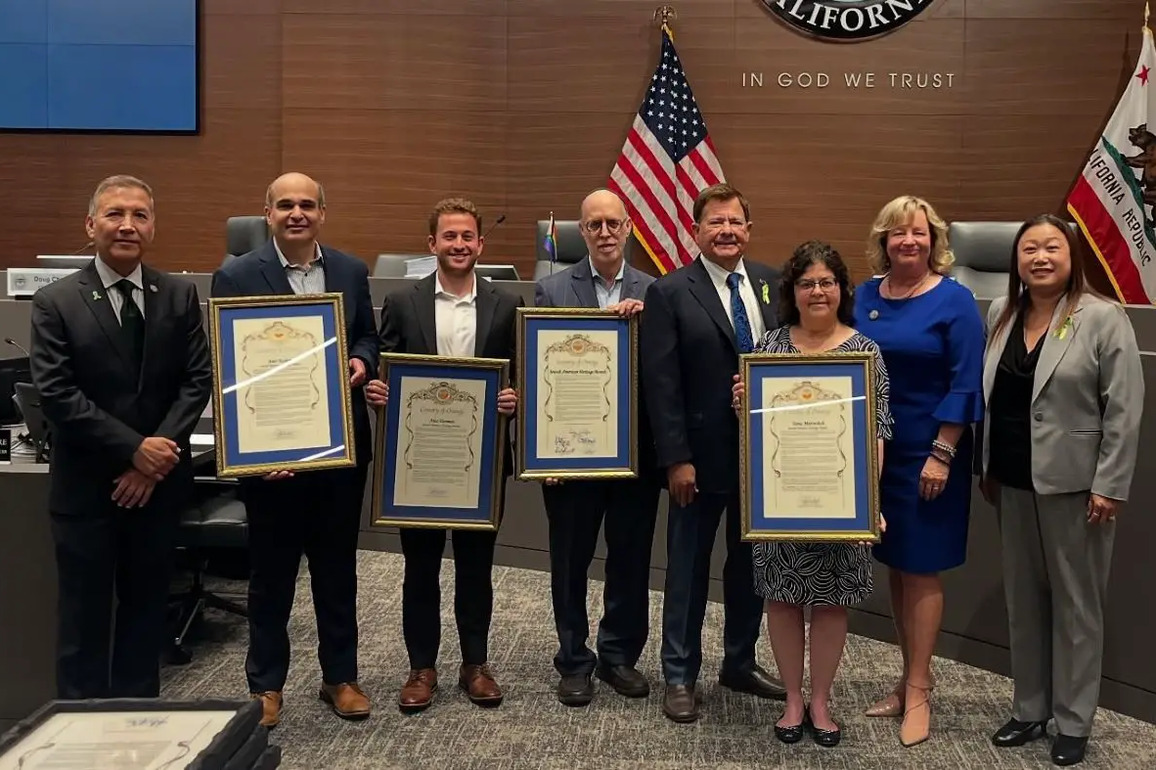 May recognized as Jewish American Heritage Month by the County of Orange - New Santa Ana