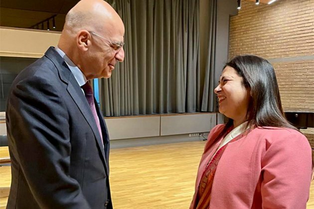 MoS Meenakashi Lekhi discusses promoting bilateral cooperation with Greek Foreign Minister Dendias