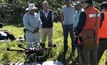 Conducting a drone-based magnetic survey in Japan