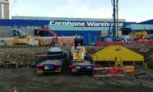 Pile load testing at One West Point, London