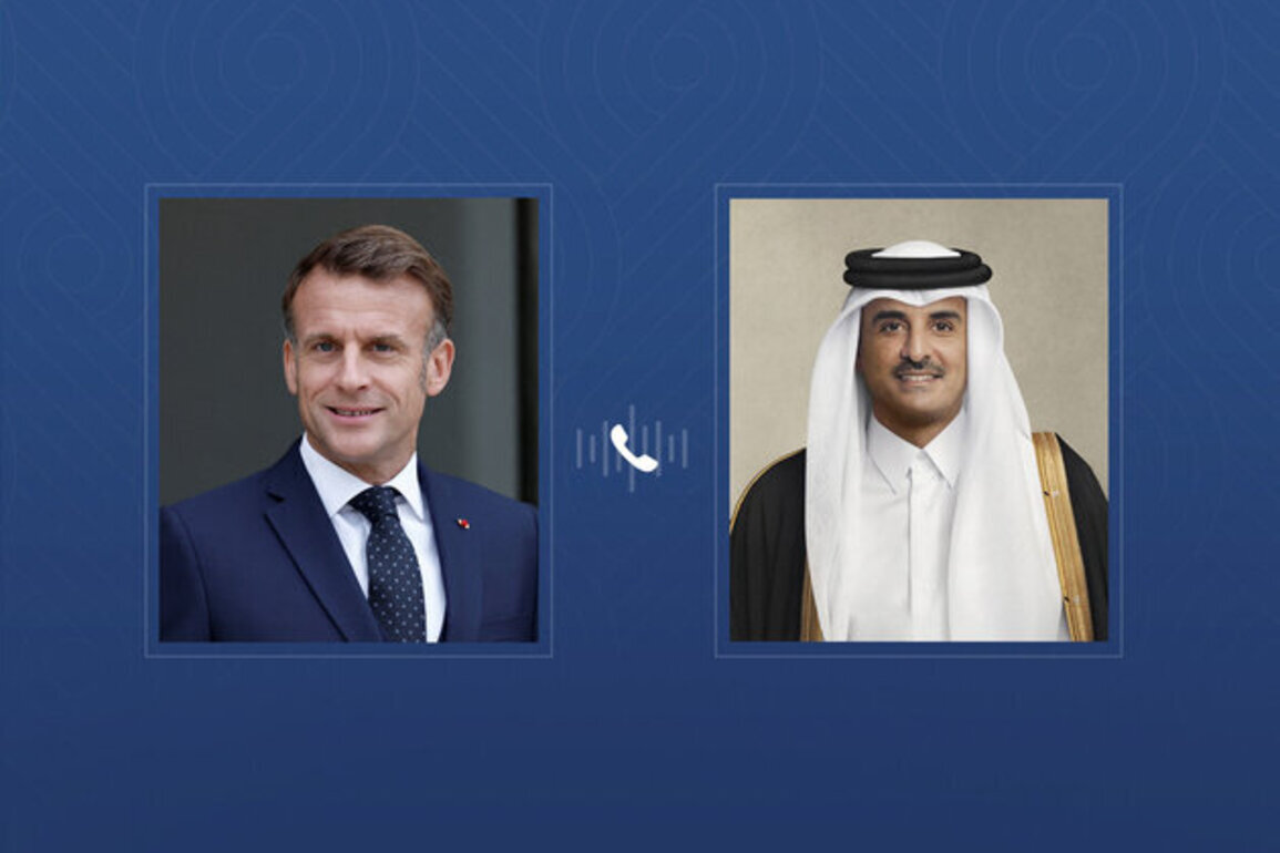 Emir of Qatar, French President discuss Iranian aggression, global energy security concerns