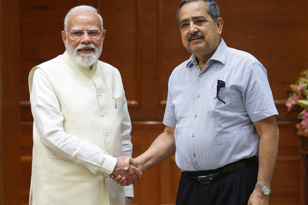 New NITI Aayog Vice Chairman Ashok Lahiri meets PM Modi a day after appointment