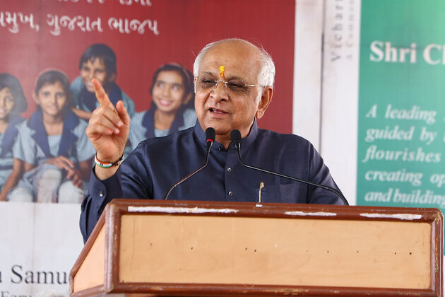 Gujarat: CM Bhupendra Patel inaugurates 'Shanti Niwas' hostel, lays foundation stone for school in Kalol