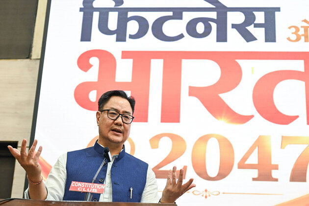 "India is becoming fit," says Union Minister Kiren Rijiju