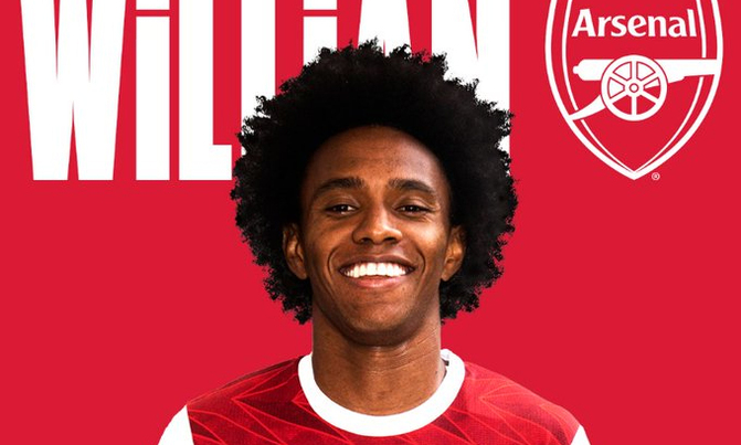 Arsenal sign Willian on free transfer Arsenal sign Willian on free transfer