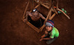 Miners at the Okvau gold project in Cambodia