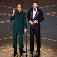 Iron Man meets Captain America! Robert Downey Jr, Chris Evans reunite at Oscars for 'Avengers' 14th anniversary