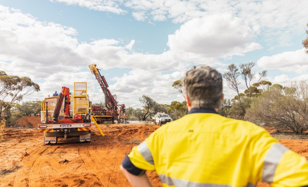 Kalgold drilling at Pinjin