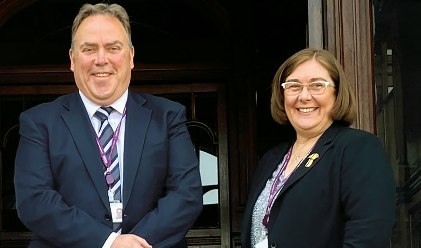 Conservative Croydon mayor Jason Perry and Katherine Kerswell © Croydon Council Conservative Croydon mayor Jason Perry and Katherine Kerswell © Croydon Council