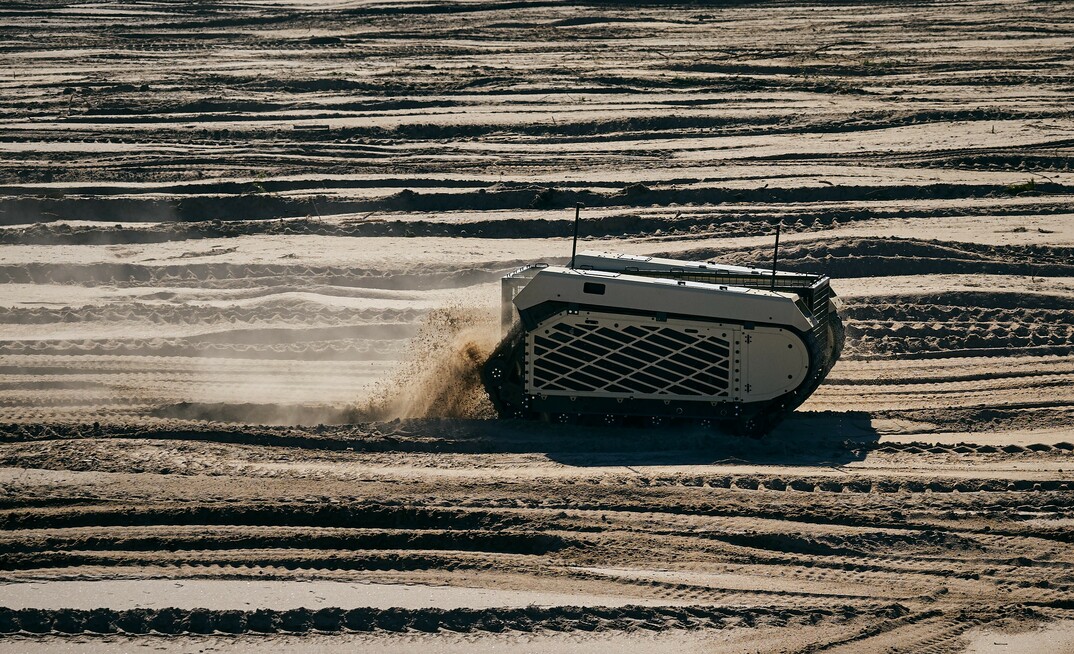 Milrem’s Multiscope robot is built for use in all kinds of environments. The company says by partnering with its clients, it is able to tailor the robot for a variety of autonomous and semi-autonomous jobs. Photo: Milrem Robotics