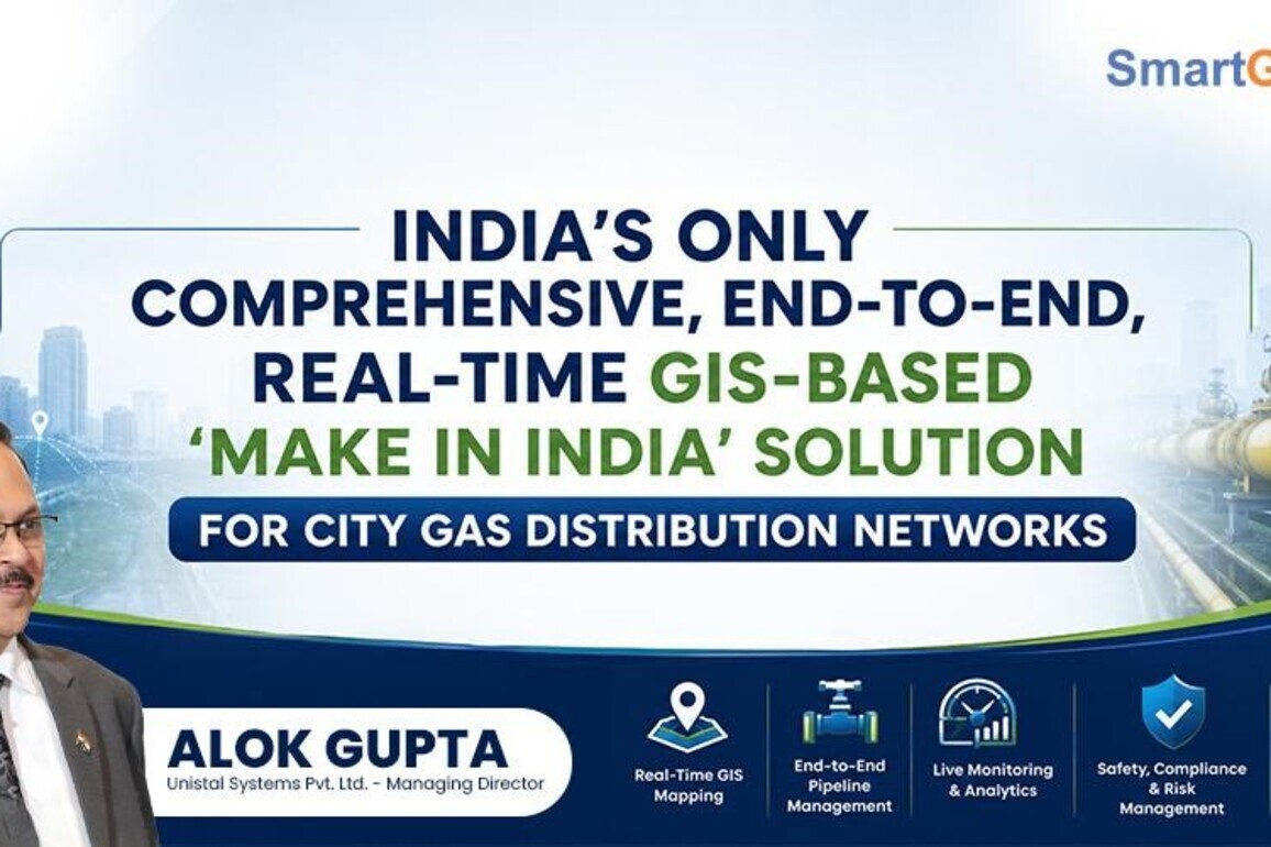 India's Only Comprehensive, End-to-End, Real-Time GIS-Based 'Make in India' Solution for City Gas Distribution Networks