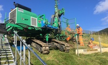  In order to accurately assess the ground condition of a slope specialist rigs need to be employed