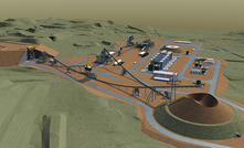 A render of Vista Gold's Mt Todd project in Nortwest Territories, Australia