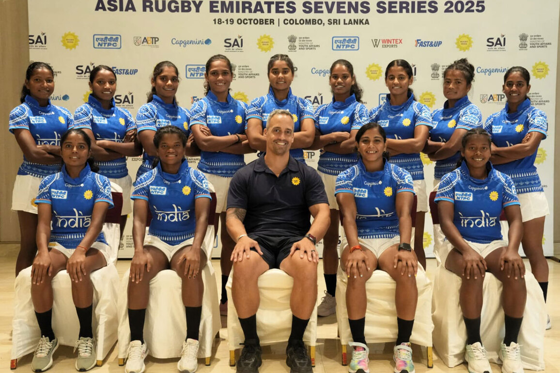 Indian Senior Women's Rugby sevens team gears up for leg 2 of Asia Rugby Emirates Sevens Series 2025 in Colombo
