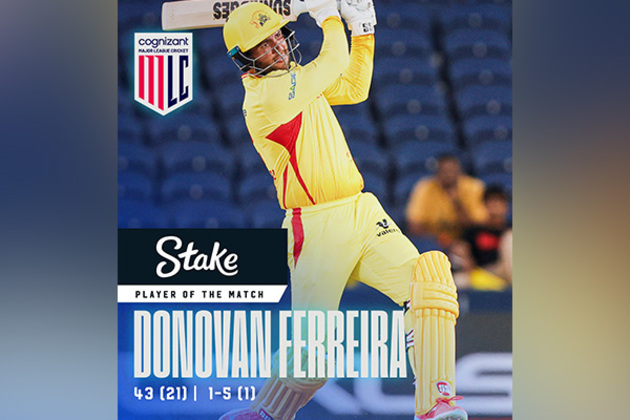 MLC: Shubham Ranjane, Donovan Ferreira shine as Texas Super Kings beat LA Knight Riders by 52 runs