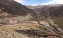  The Qulong copper mine in Tibet, China