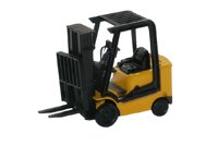 Thief abandons stolen forklift