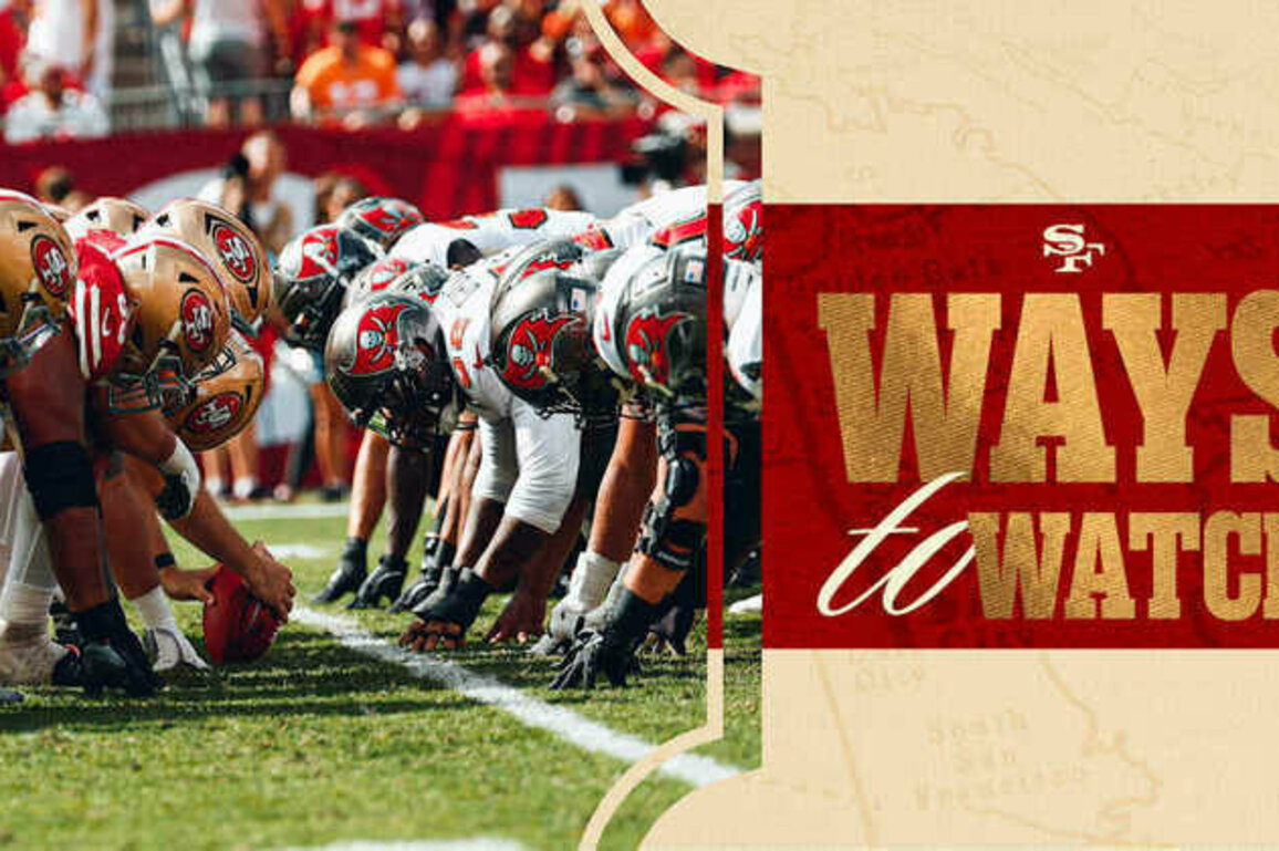 Ways to Watch and Listen: 49ers vs. Buccaneers | Week 6