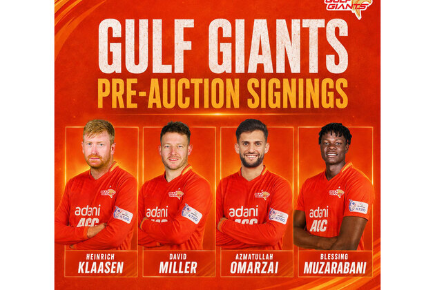 "They are world-class players and proven match-winners": Head coach Simon Helmot on Gulf Giants' season five pre-auction signings
