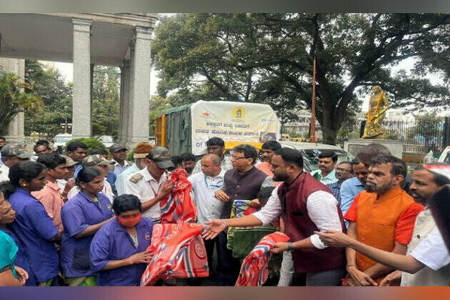 TrekNomads Foundation and Suriya Foundation distributed free blankets across Bengaluru in collaboration with Bruhat Bengaluru Mahanagara Palike