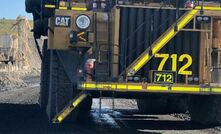 The haul truck position two tyre ran over the light vehicle wheel tracks when attempting to stop. 