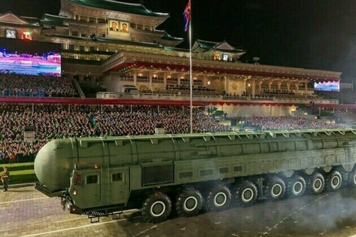 North Korea Displays Most Powerful Missile at Military Parade