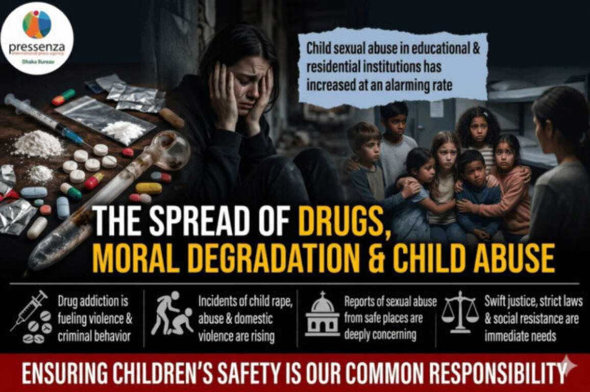 Drugs, Moral Degradation, and Child Abuse: A Deep Crisis Threatening the Future of Bangladesh