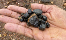 Amostras de rutilo do projeto Paraíba Liberty