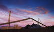 Stockpiles at Newcrest Mining's Cadia operations in New South Wales, Australia