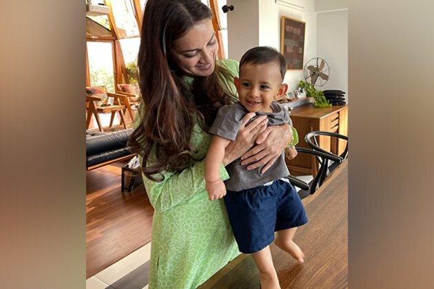 WATCH: Dia Mirza's son calls her 'mamma' for the first time