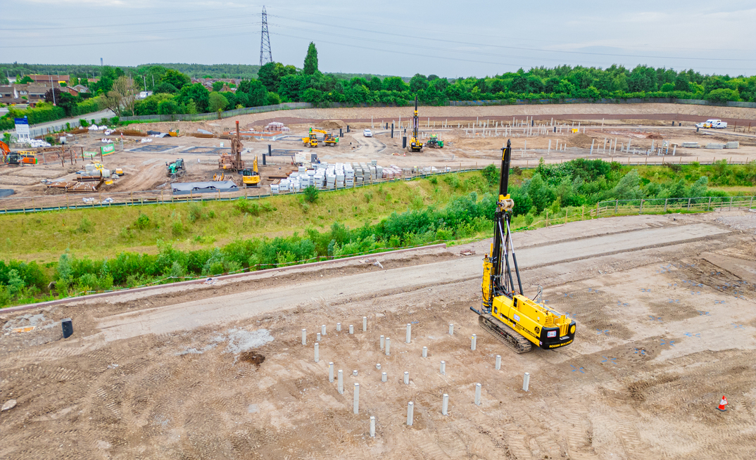 Roger Bullivant Limited has deployed two of its newest in-house designed rigs on a major residential development
